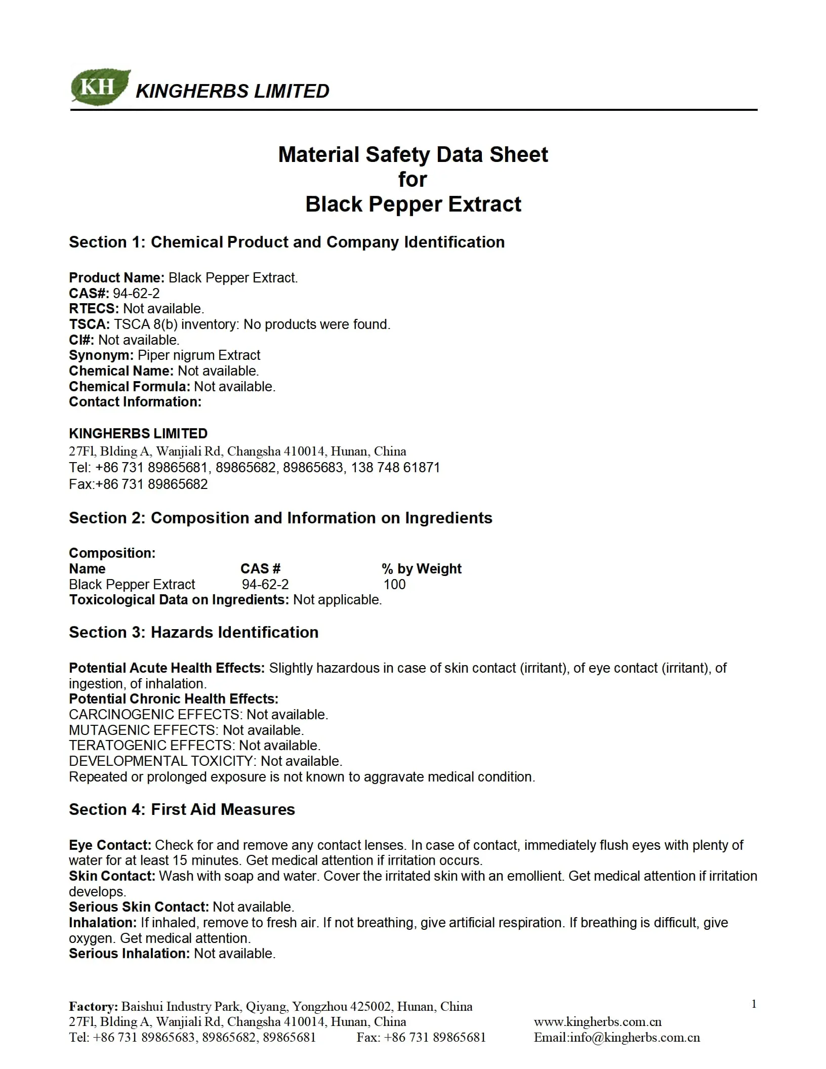 Technical Docs Of Product