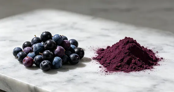 Black Chokeberry Powder Black Chokeberry Powder